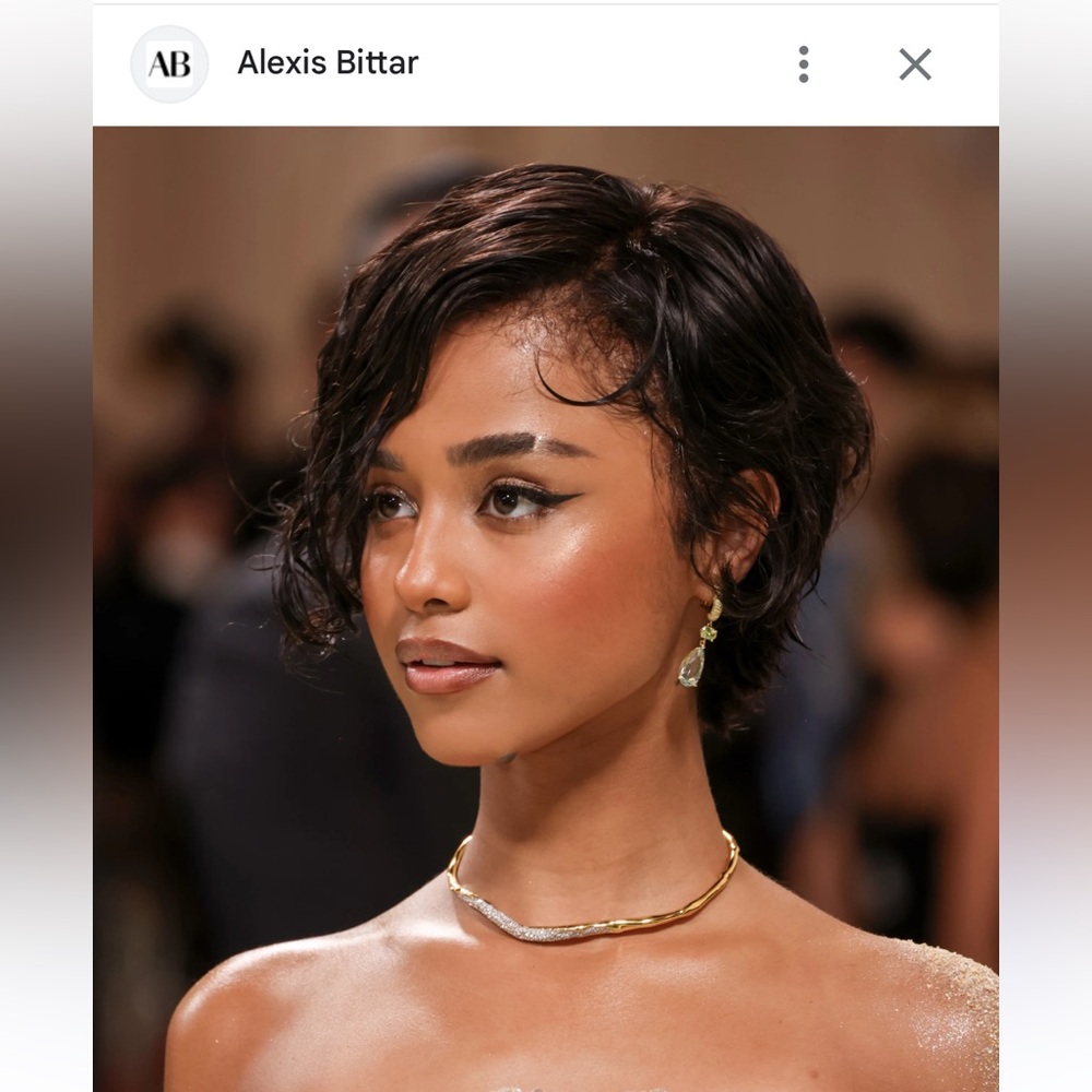🎁ALEXIS BITTAR Solanales Gold Crystal Collar Necklace-best seller🥳